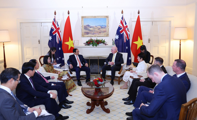 Thủ tướng Phạm Minh Chính và Phu nhân hội kiến Toàn quyền Australia và Phu nhân -0