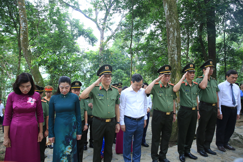 Đoàn công tác của Bộ Công an về nguồn tại Nha Công an Trung ương -0