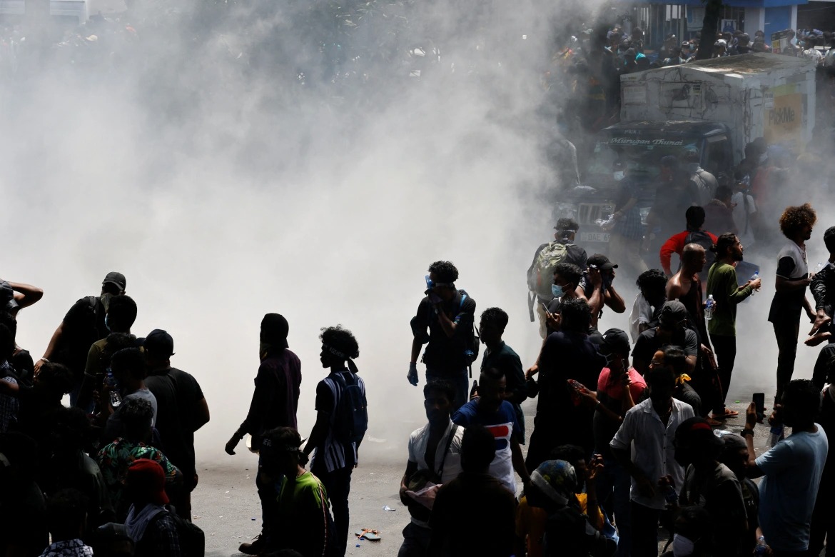 Người biểu tình Sri Lanka chiếm Văn phòng Thủ tướng  - 0