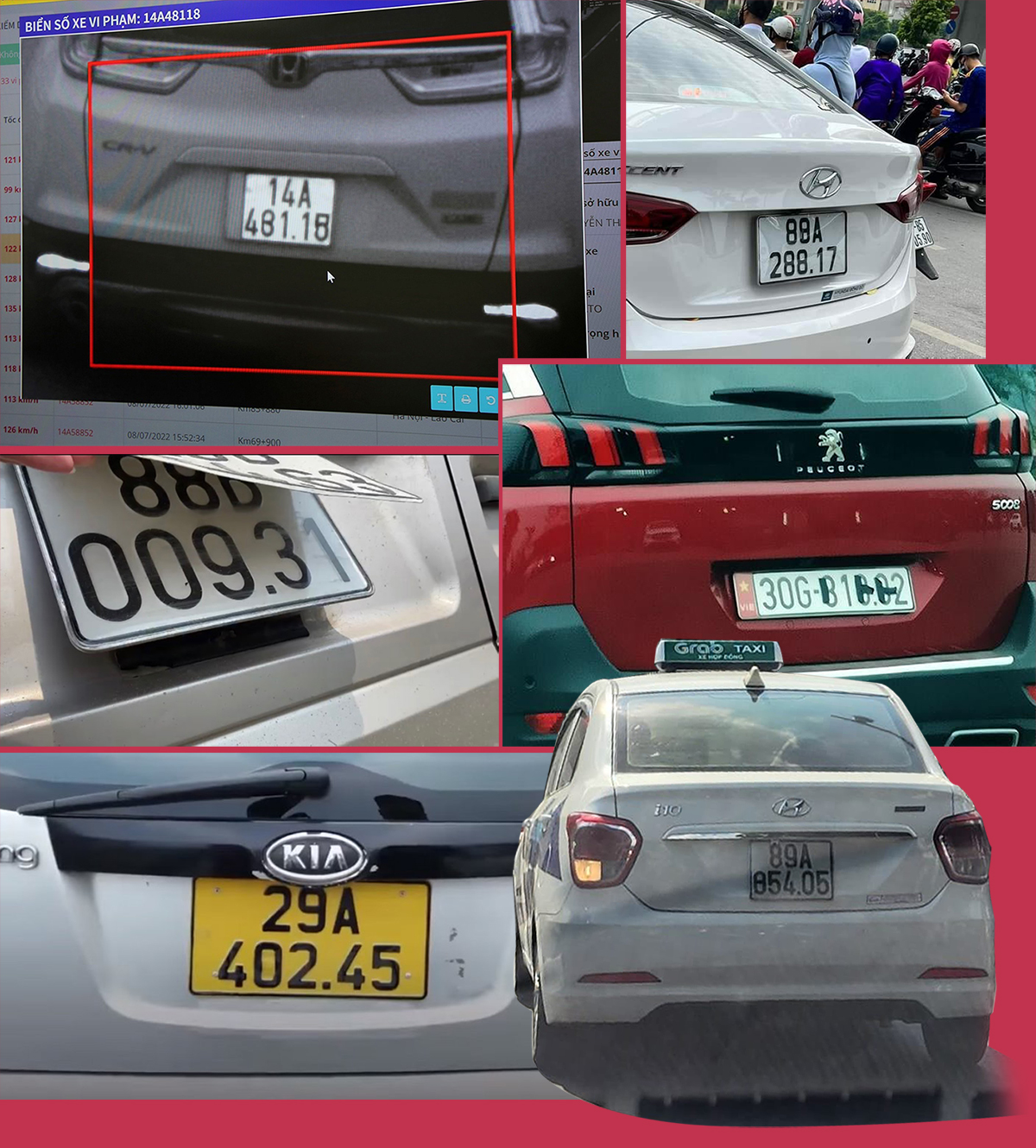 Gian nan “lật tẩy” xe che, dán, đổi biển số -0