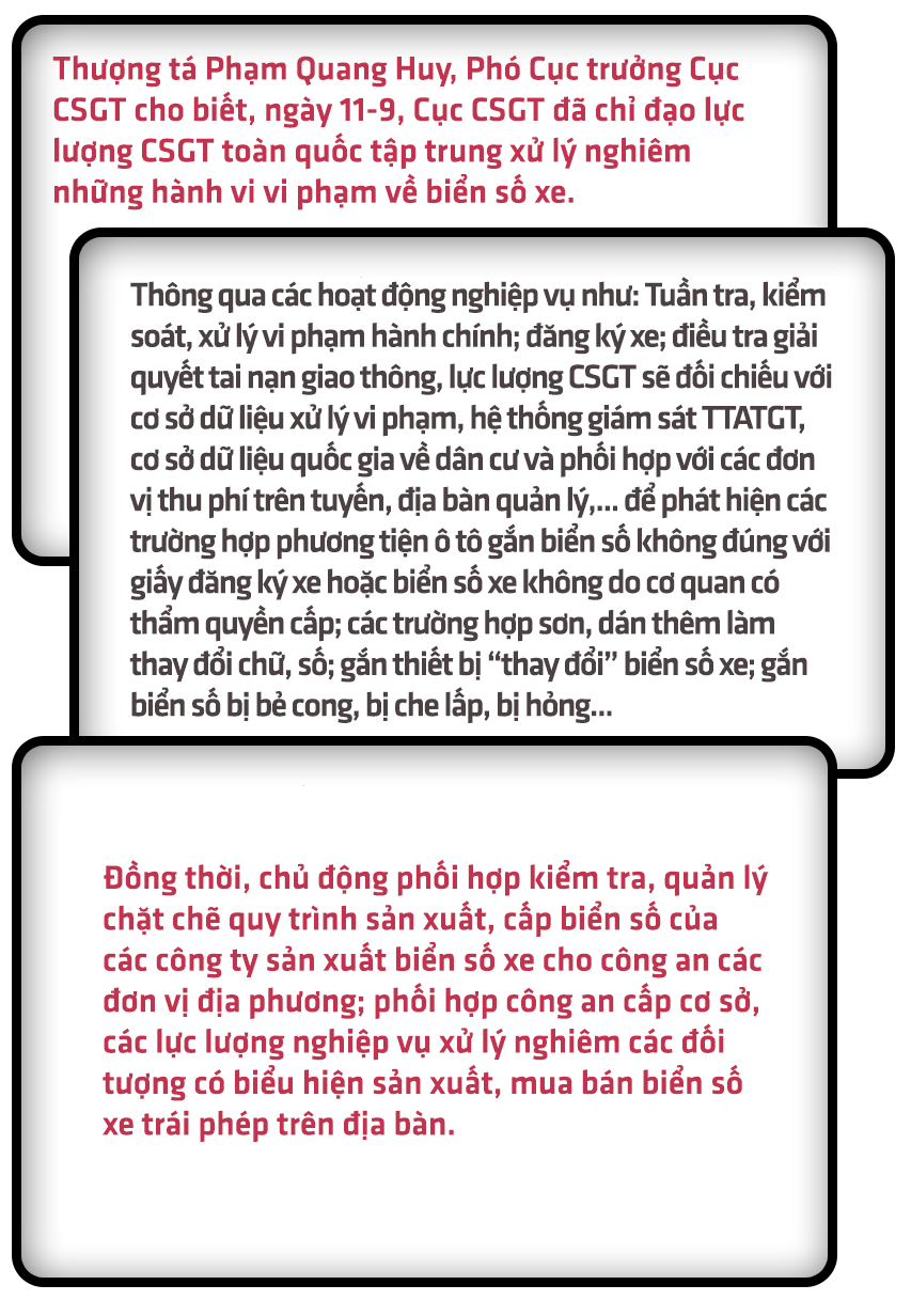 Gian nan “lật tẩy” xe che, dán, đổi biển số -0