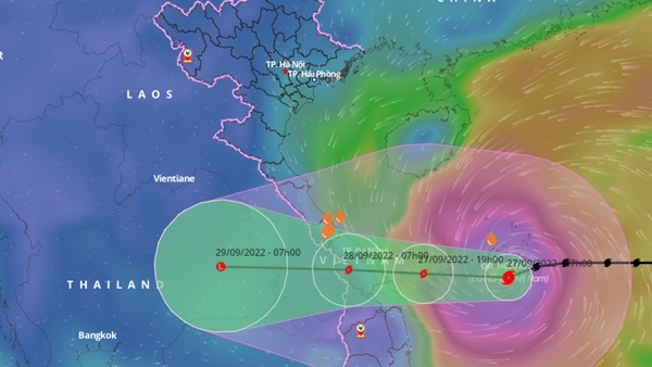 越南準確預測東海4號颱風強度