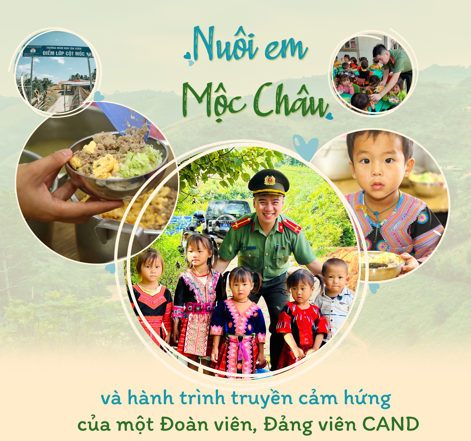 “Nuôi em Mộc Châu” và hành trình truyền cảm hứng của một Đoàn viên, Đảng viên CAND -0