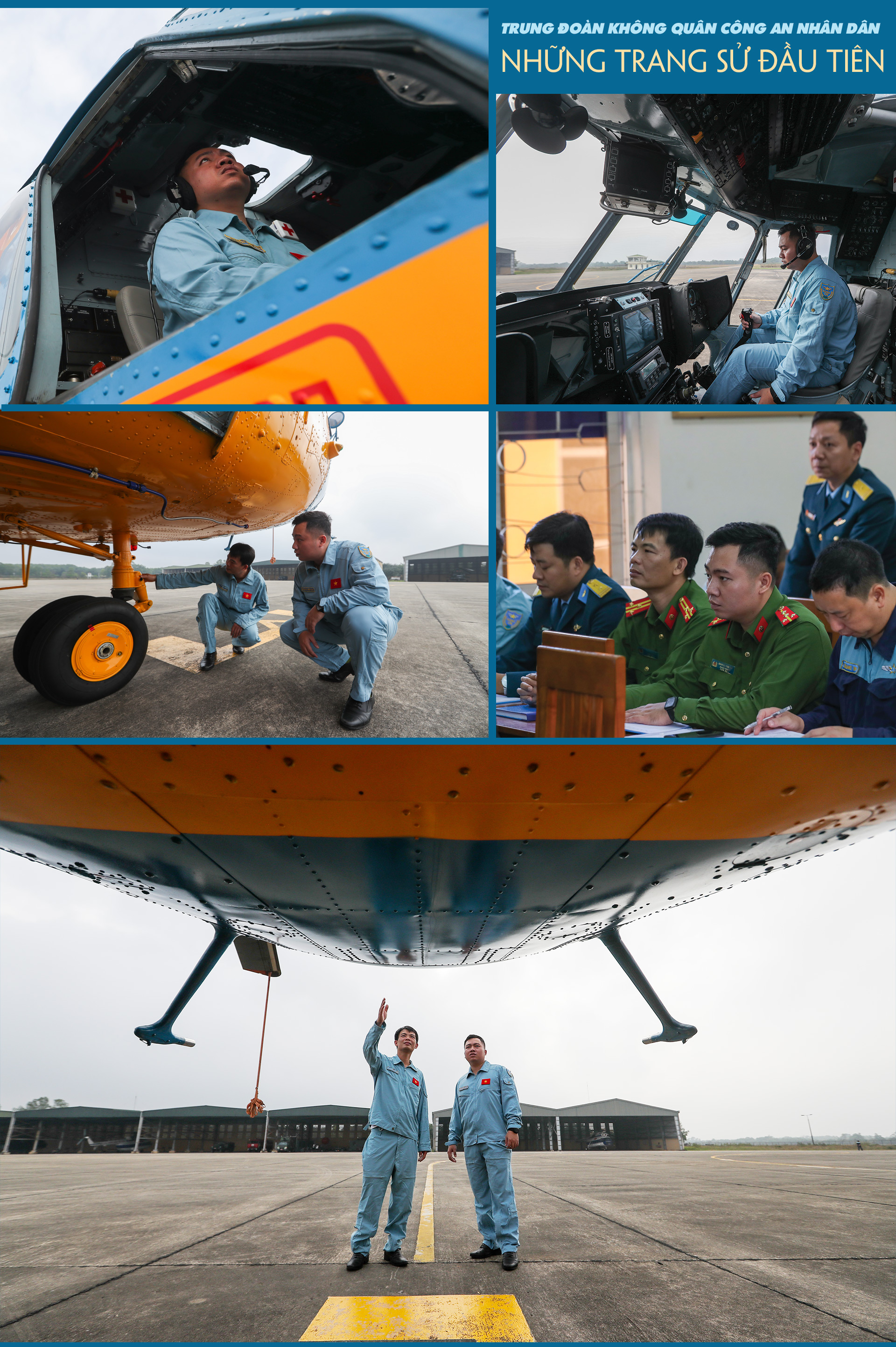 Trung đoàn Không quân Công an nhân dân: Những trang sử đầu tiên -0