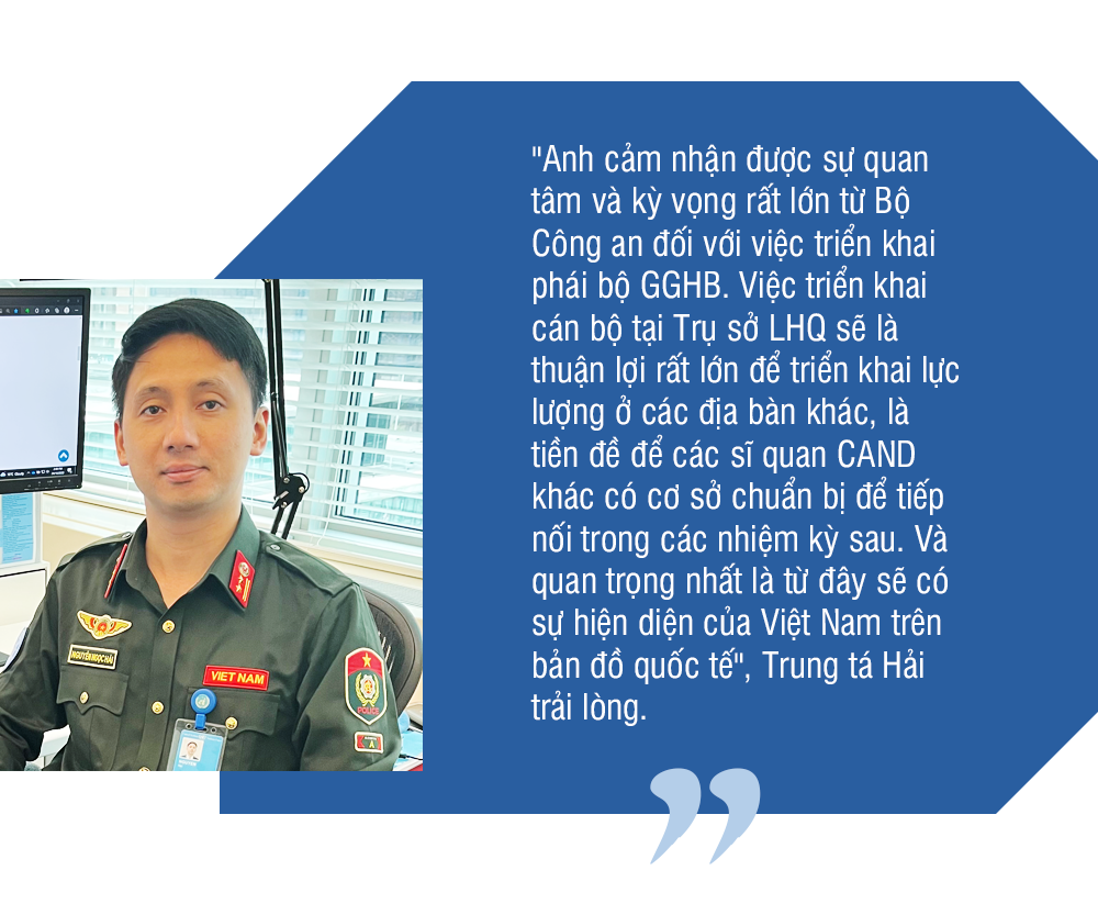 Sĩ quan CAND Việt Nam đầu tiên tại Trụ sở Liên hợp quốc: Khi truyền cảm hứng cũng là nhiệm vụ! -0