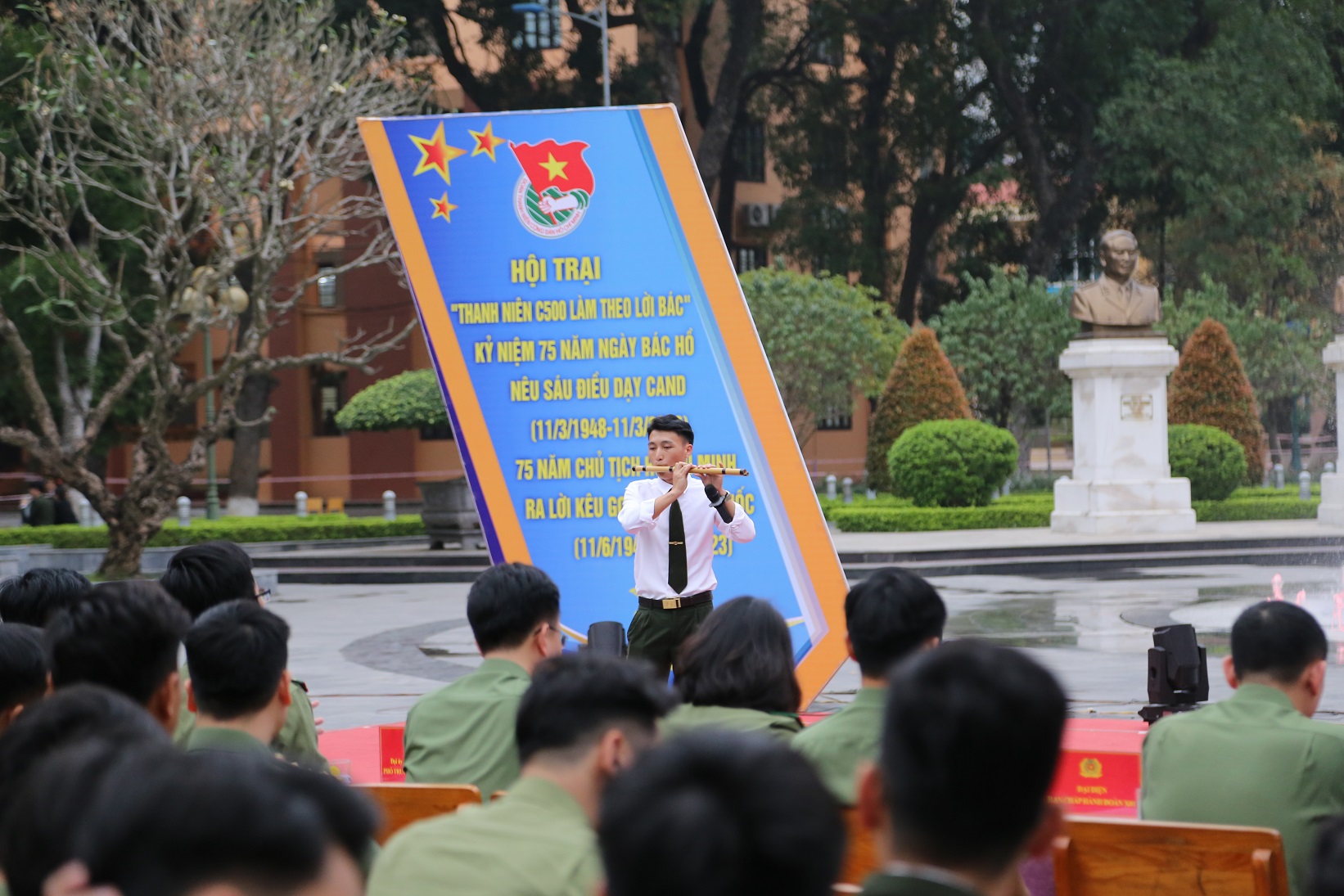 Tuổi trẻ CAND tích cực hưởng ứng 92 năm Ngày thành lập Đoàn TNCS Hồ Chí Minh - 1