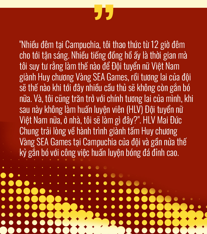 Huấn luyện viên Mai Đức Chung: Tôi vẫn tâm niệm đã là tướng thì đừng bao giờ ngồi chỗ mát -0