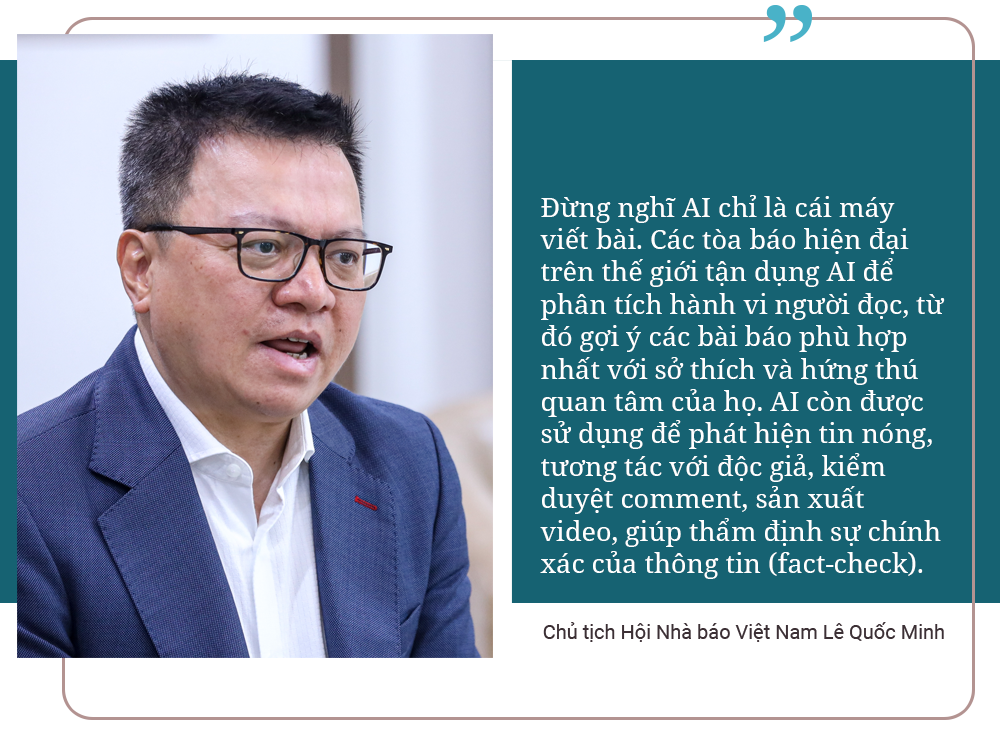 Chủ tịch Hội Nhà báo Việt Nam Lê Quốc Minh:  