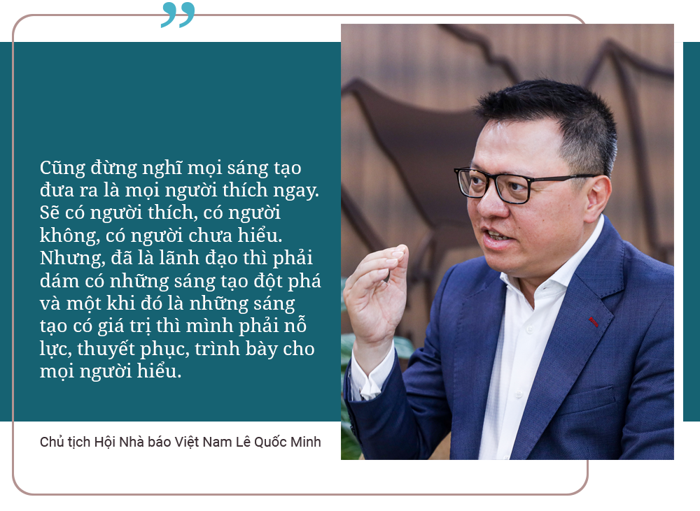 Chủ tịch Hội Nhà báo Việt Nam Lê Quốc Minh:  