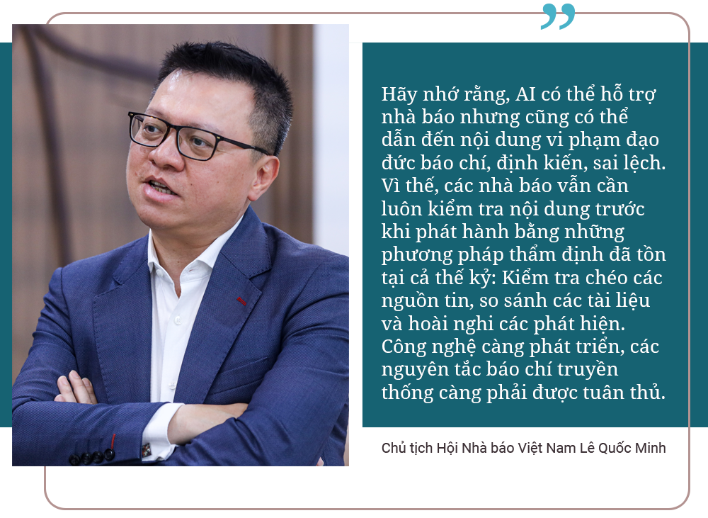 Chủ tịch Hội Nhà báo Việt Nam Lê Quốc Minh:  