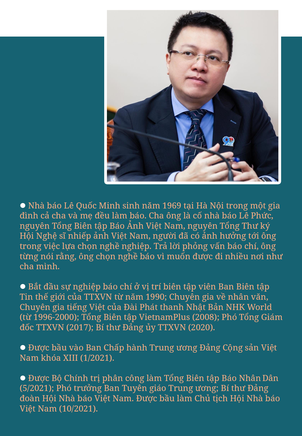 Chủ tịch Hội Nhà báo Việt Nam Lê Quốc Minh:  