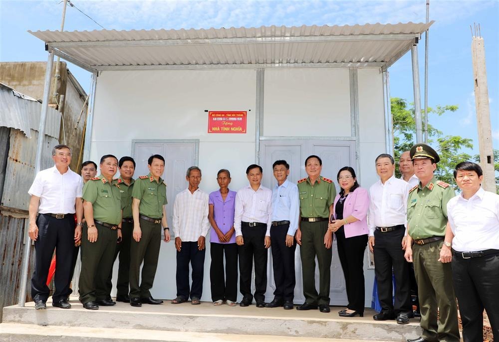 Ministry of Public Security plans to build 1,200 houses for poor households in Soc Trang - 0