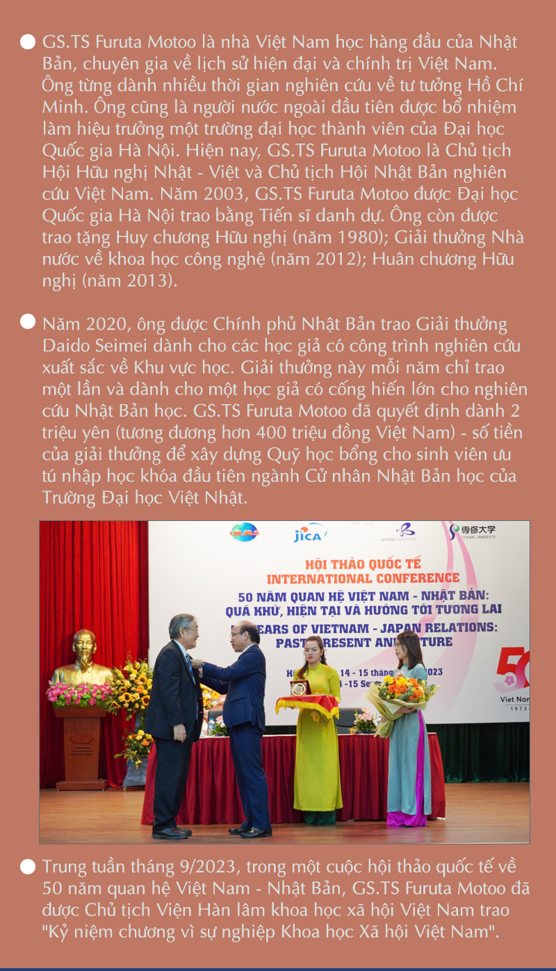 GS.TS Furuta Motoo: “Tài sản quý giá nhất của tôi là những người bạn Việt Nam” -0