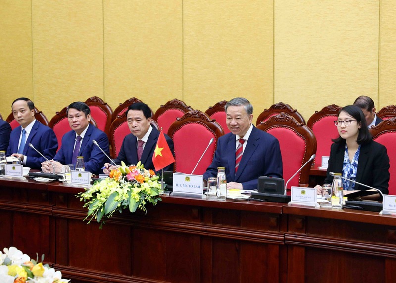 Minister To Lam hosts Singaporean Senior Minister Teo Chee Hean  - 0