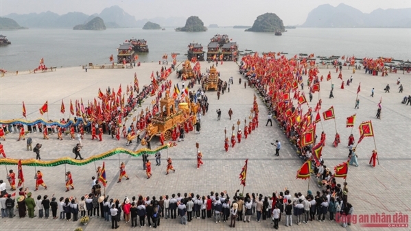 Ấn tượng nghi lễ ngày khai hội Chùa Tam Chúc 2024