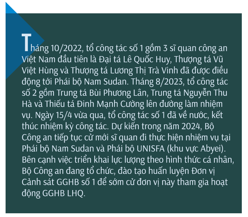 Dấu ấn Công an Việt Nam ở Nam Sudan -0