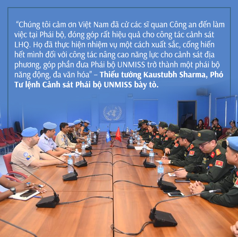 Dấu ấn Công an Việt Nam ở Nam Sudan -0