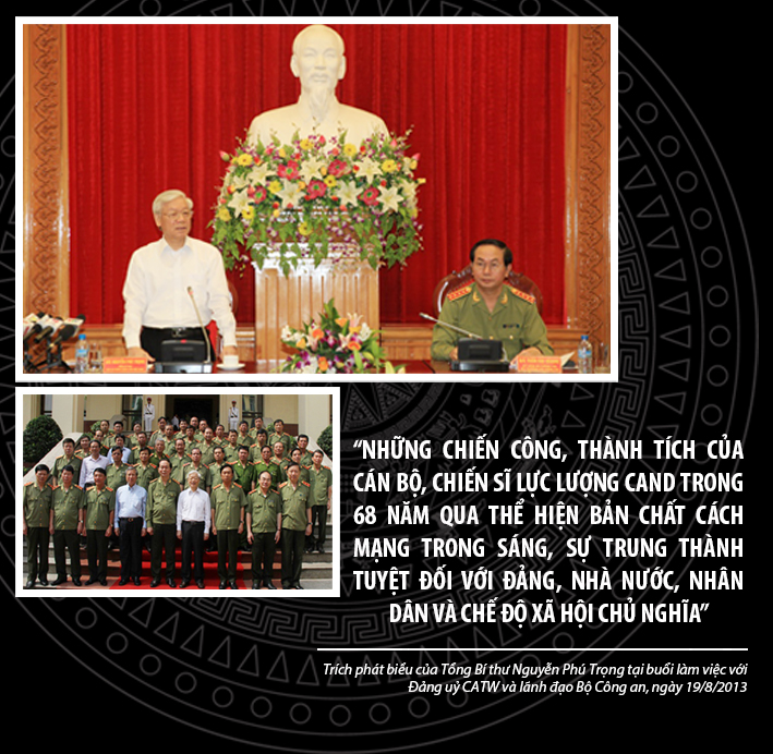 Tổng Bí thư Nguyễn Phú Trọng với lực lượng Công an nhân dân -0