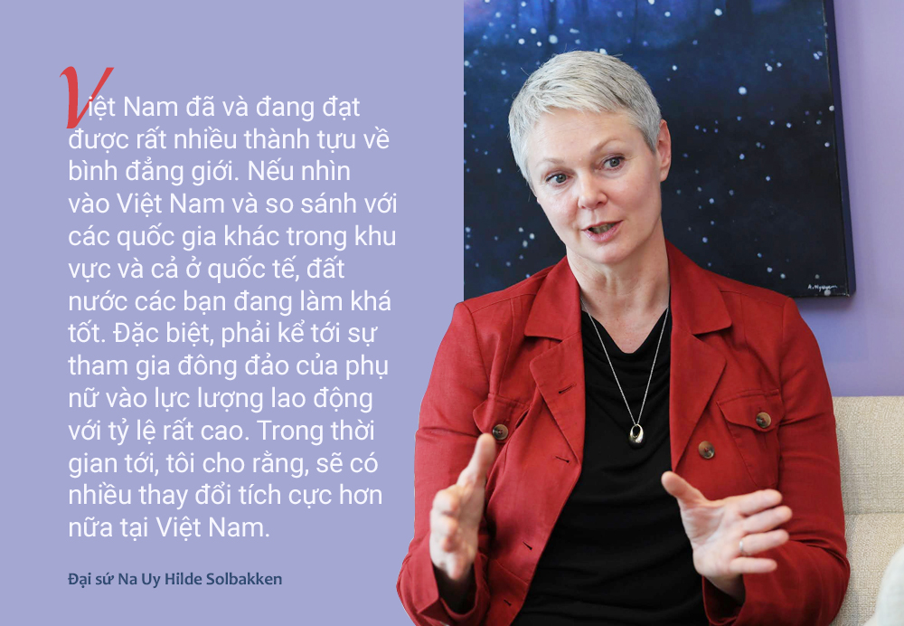 Đại sứ Na Uy Hilde Solbakken: Phụ nữ Việt Nam mạnh mẽ và duyên dáng -0