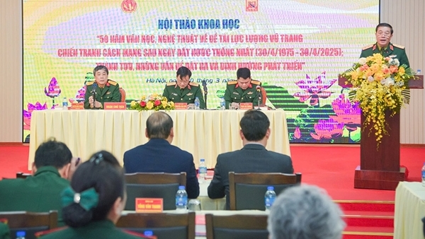 Hội thảo văn học, nghệ thuật về đề tài lực lượng vũ trang, chiến tranh cách mạng: 50 năm nhìn lại - Báo Công an Nhân dân điện tử