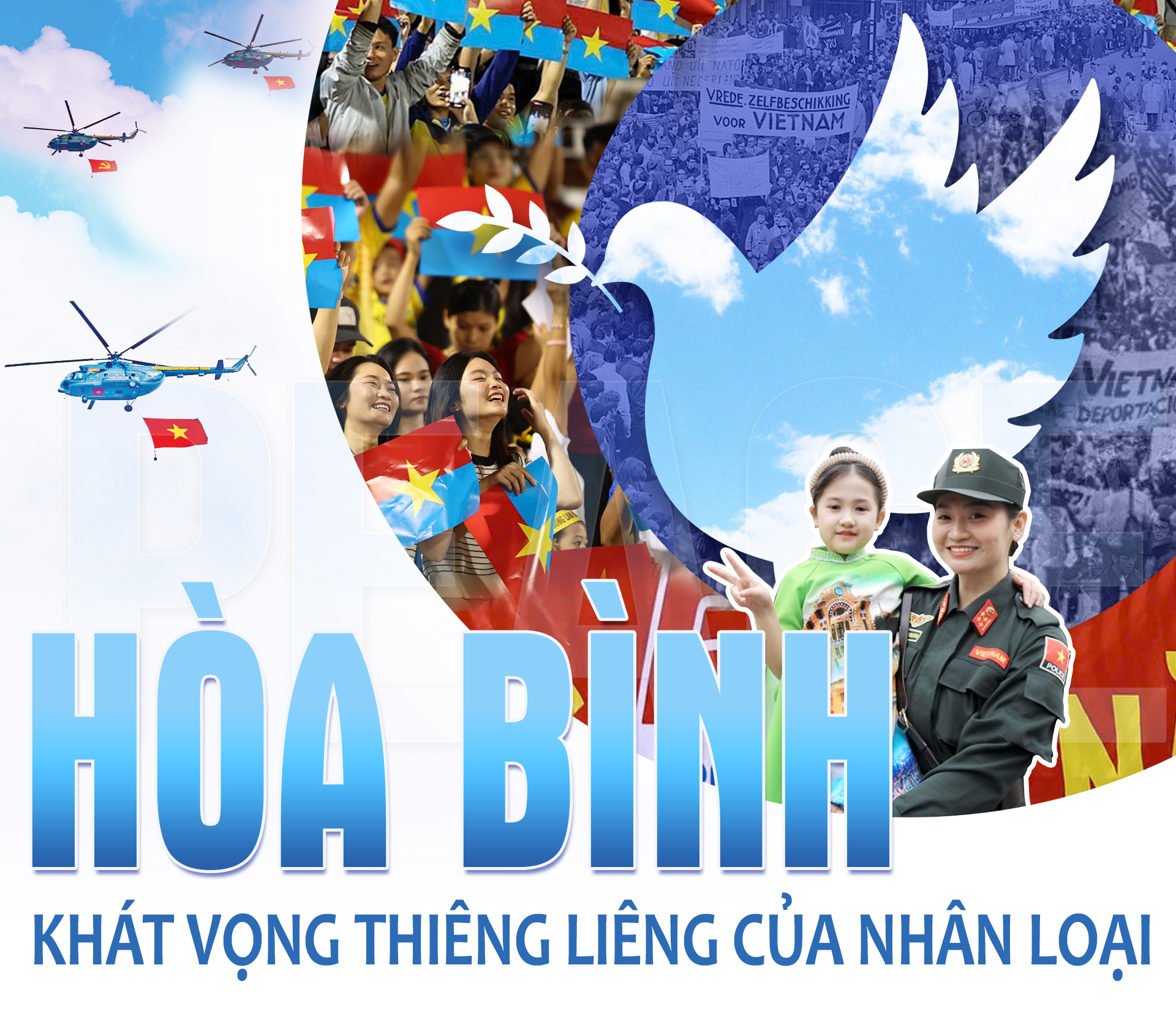 Hoà bình - Khát vọng thiêng liêng của nhân loại -0