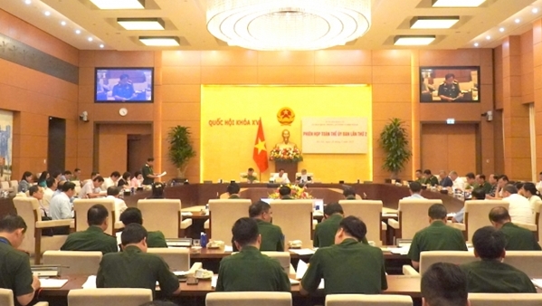 Ủy ban Quốc phòng, An ninh và Đối ngoại thẩm tra 11 luật liên quan đến quân sự, quốc phòng
