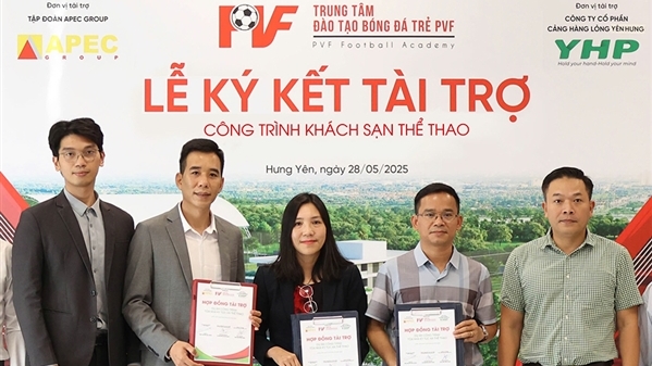 PVF đón nhận tài trợ xây dựng khách sạn thể thao hiện đại: Nâng tầm chất lượng đào tạo bóng đá trẻ