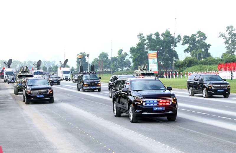 Modern military and police equipment showcased at first parade rehearsal - 2