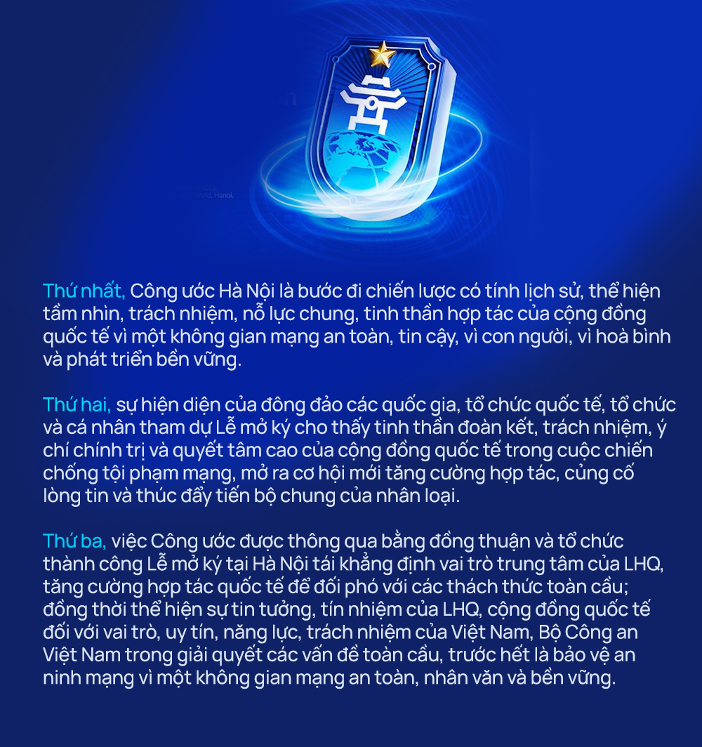 Dấu ấn Bộ Công an Việt Nam tại Công ước Hà Nội -0