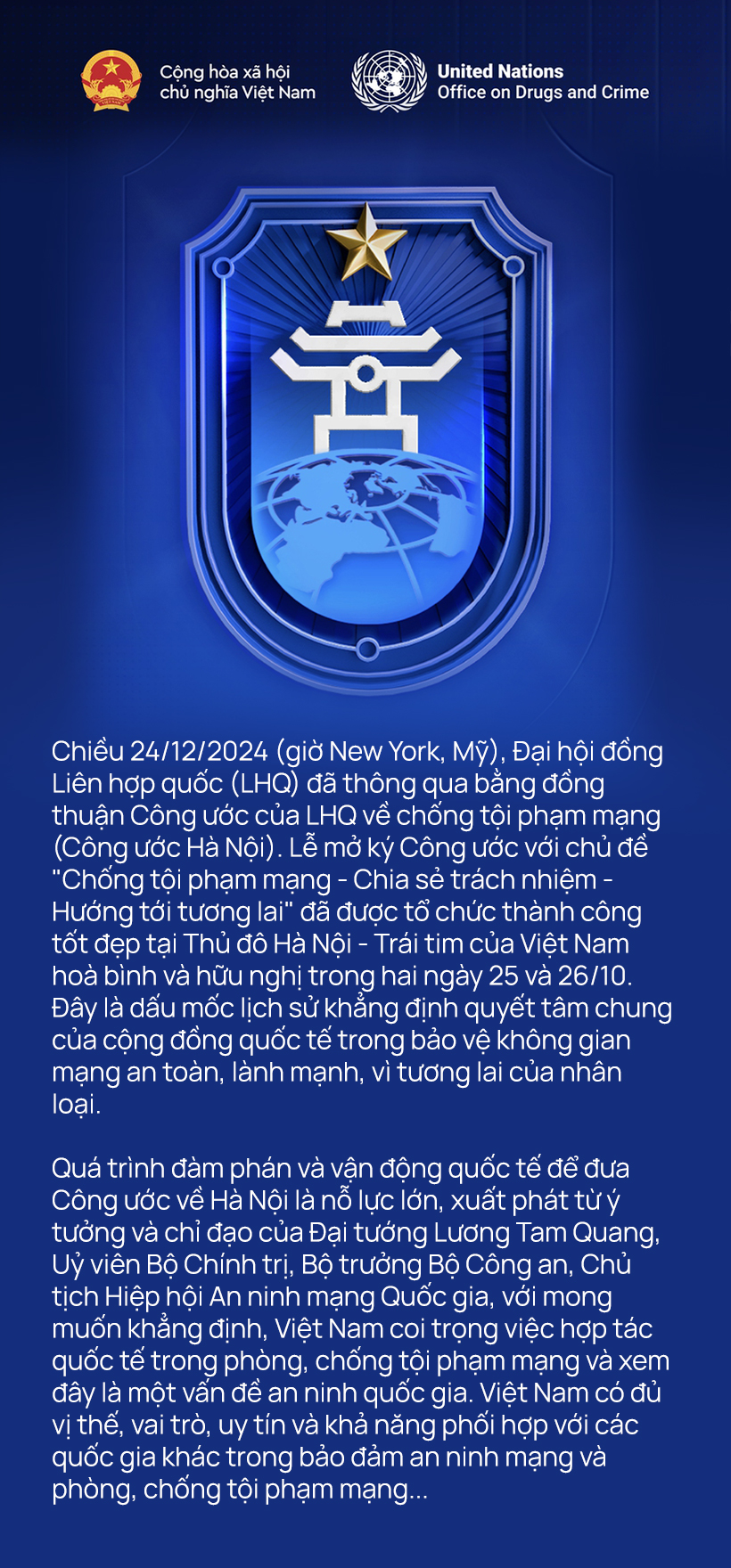 Dấu ấn Bộ Công an tại Công ước Hà Nội -0