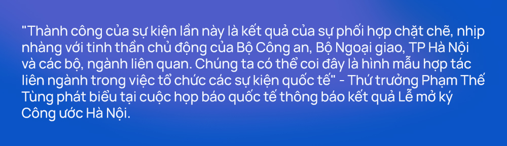 Dấu ấn Bộ Công an tại Công ước Hà Nội -0