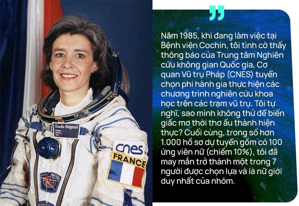 Nữ phi hành gia Claudie Haigneré: “Vũ trụ đã xe duyên và khoa học dẫn lối tôi đi” -0