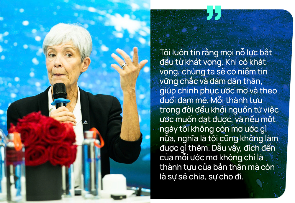 Nữ phi hành gia Claudie Haigneré: “Vũ trụ đã xe duyên và khoa học dẫn lối tôi đi” -0