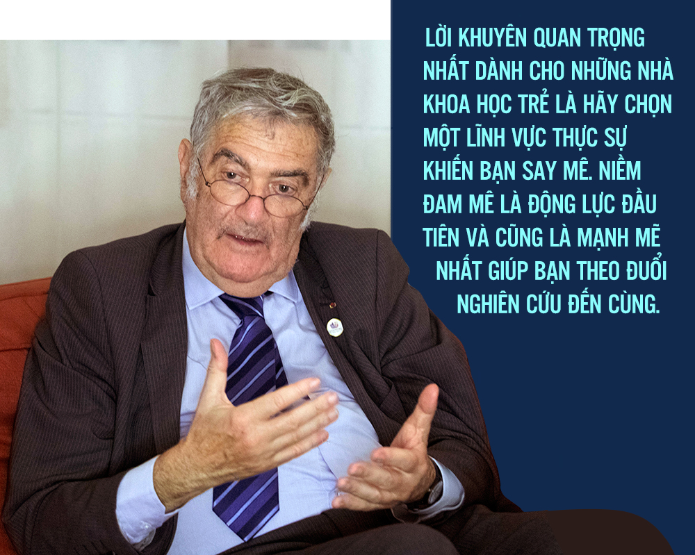 Giáo sư Serge Haroche: Khoa học không thể phát triển nếu tách rời con người -0