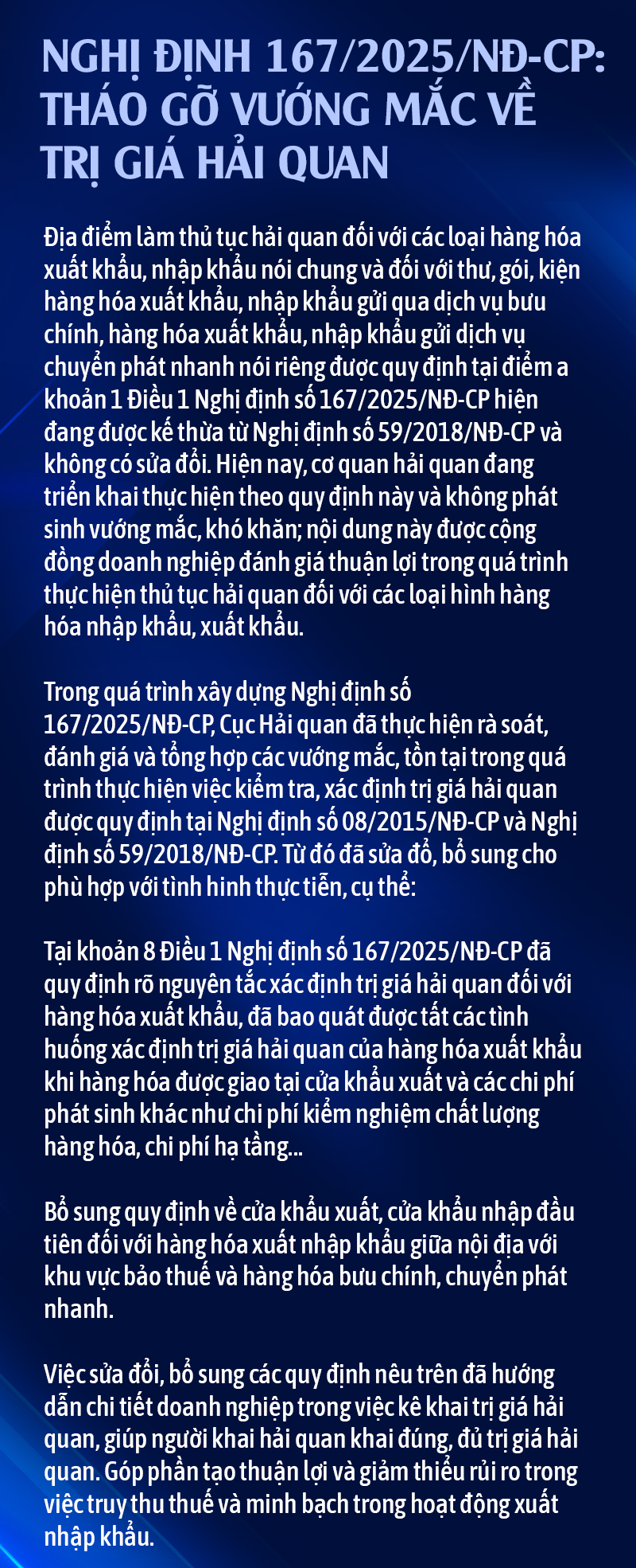 Sửa đổi khung pháp lý hải quan: Lợi ích kép cho doanh nghiệp và cơ quan quản lý -0