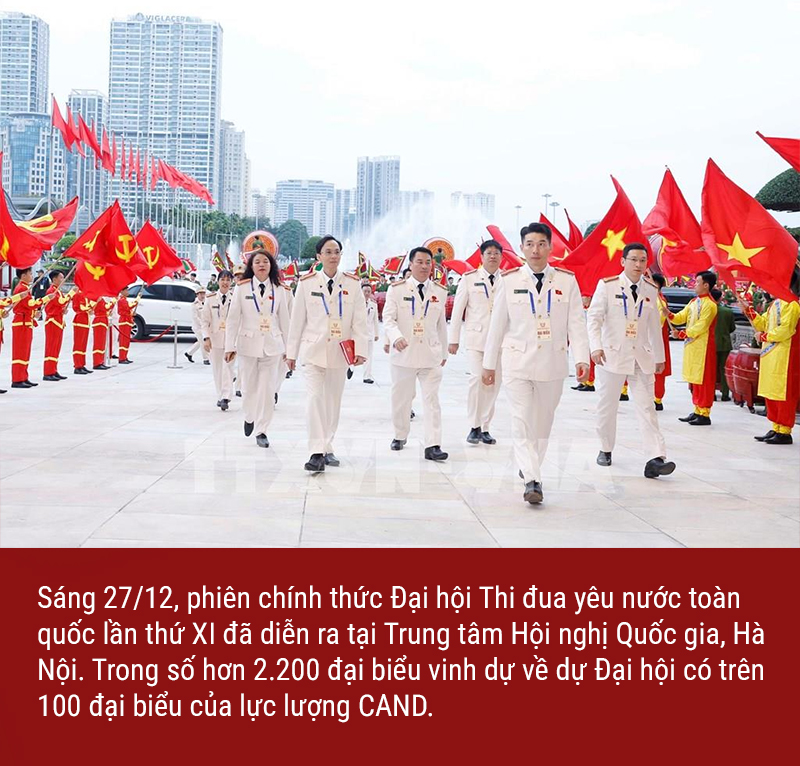 Những “hành trang” đặc biệt của cán bộ, chiến sĩ CAND tại Đại hội Thi đua yêu nước -0
