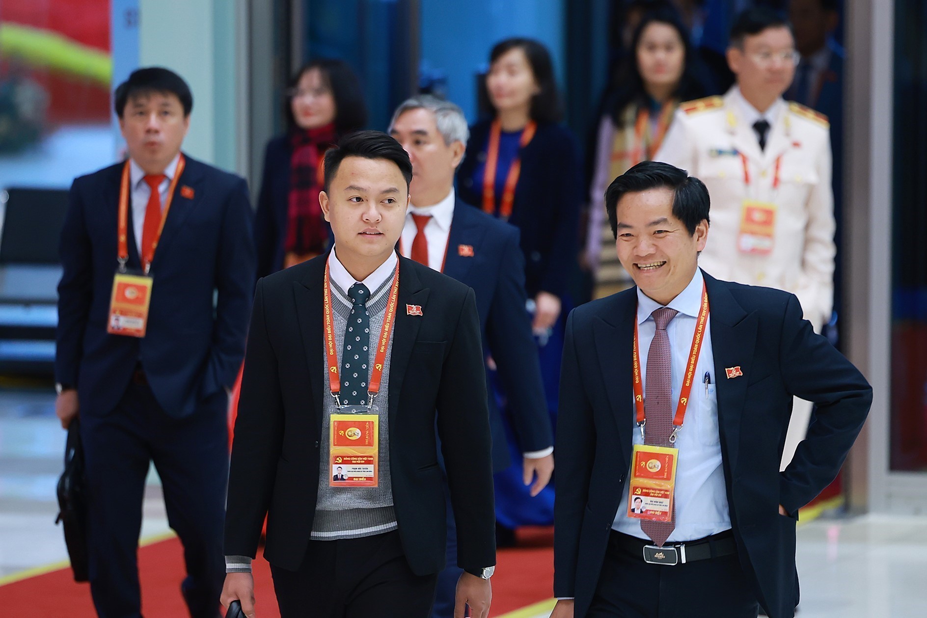 Các đại biểu tham dự ngày làm việc chính thức thứ Ba Đại hội XIV của Đảng -3