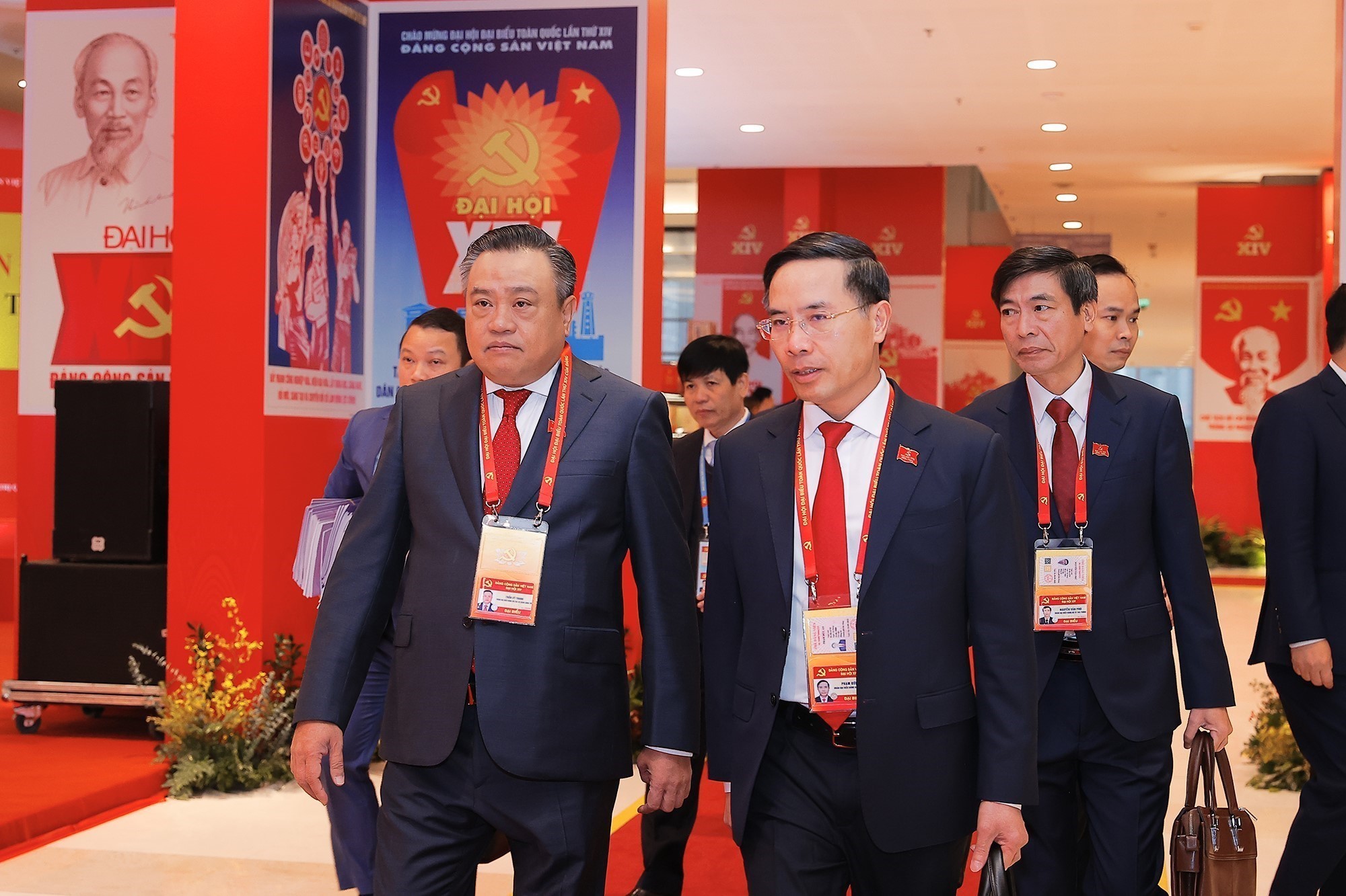 Các đại biểu tham dự ngày làm việc chính thức thứ Ba Đại hội XIV của Đảng -6