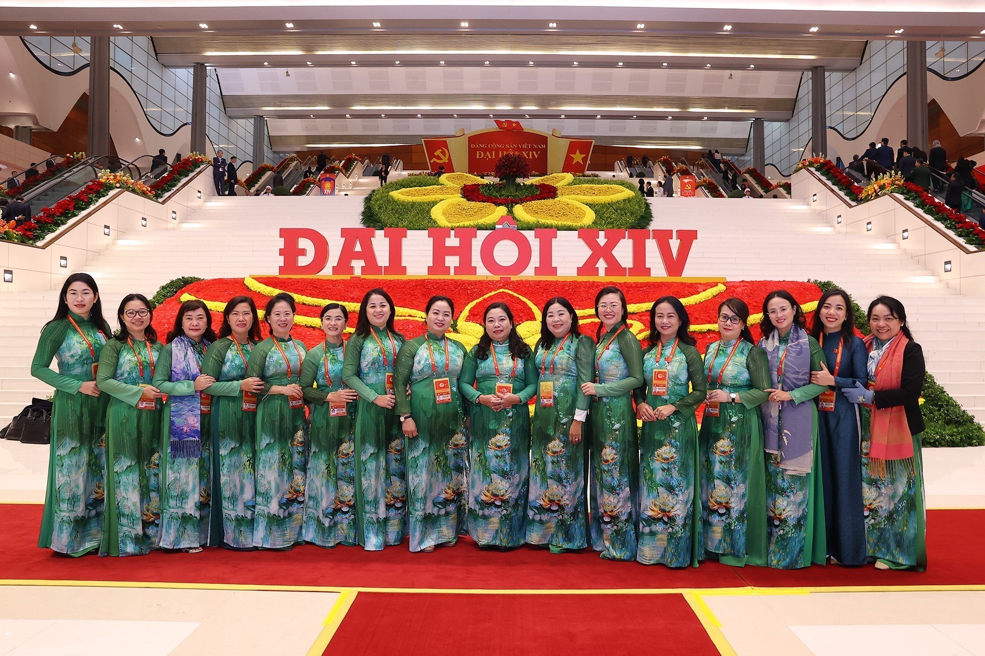 Các đại biểu tham dự ngày làm việc chính thức thứ Ba Đại hội XIV của Đảng -2