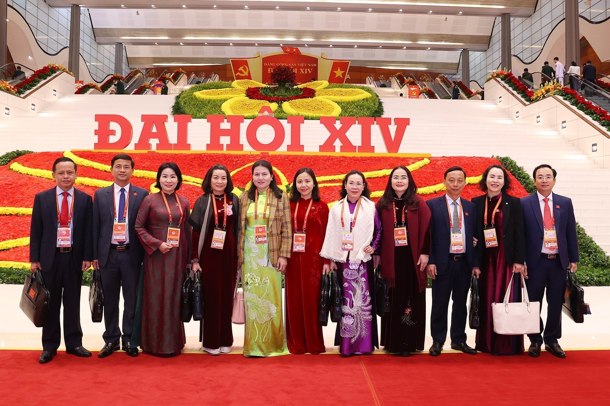 Các đại biểu tham dự ngày làm việc chính thức thứ Ba Đại hội XIV của Đảng -5