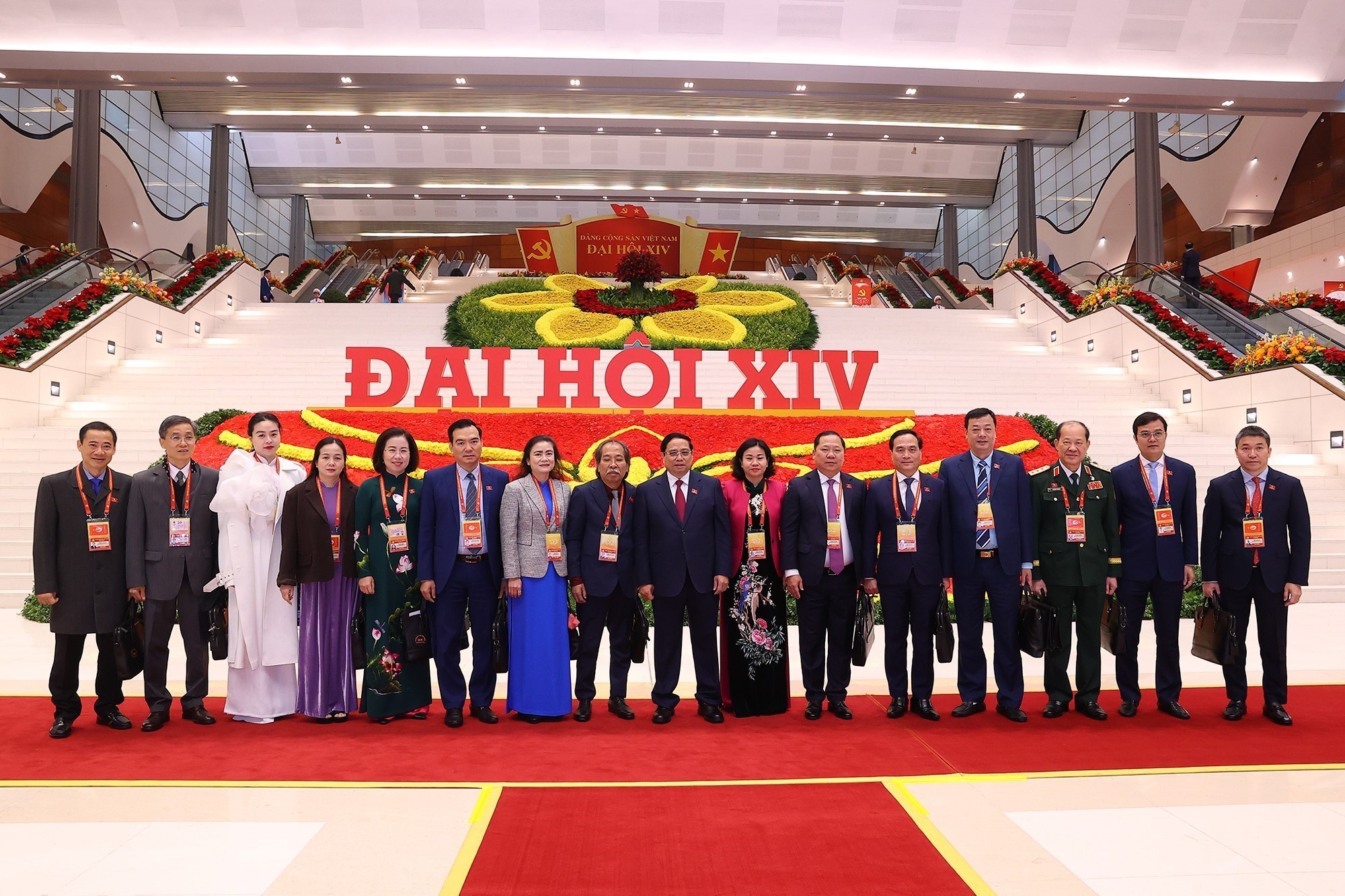 Các đại biểu tham dự ngày làm việc chính thức thứ Ba Đại hội XIV của Đảng -7