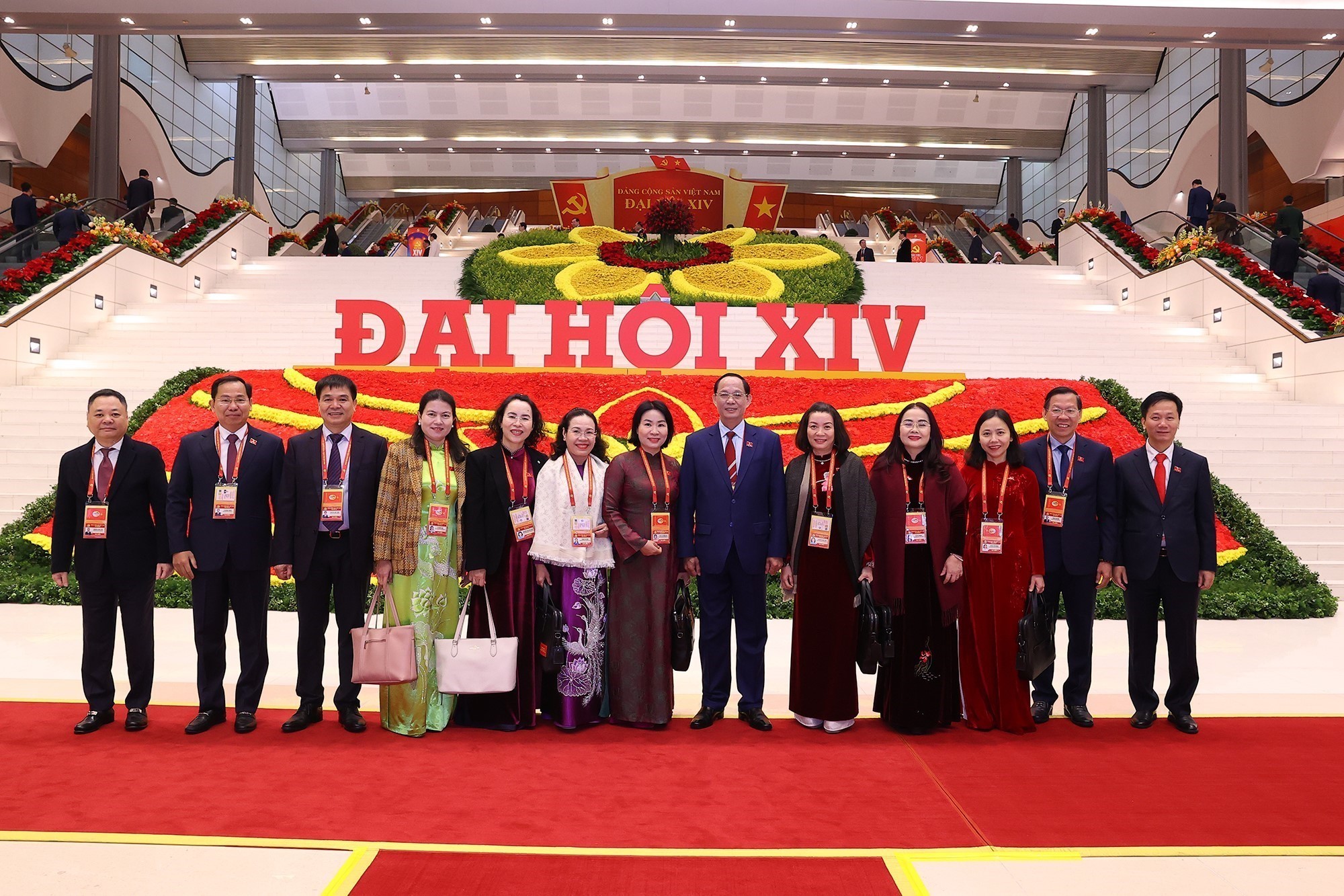 Các đại biểu tham dự ngày làm việc chính thức thứ Ba Đại hội XIV của Đảng -9