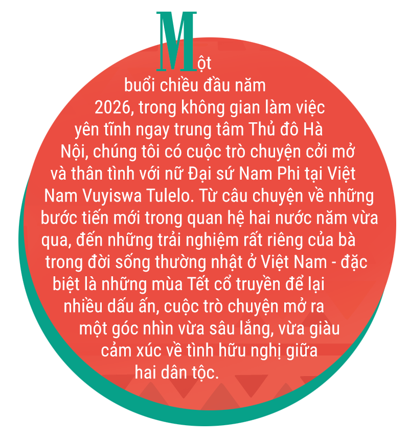Đại sứ Nam Phi Vuyiswa Tulelo: Việt Nam trong tôi là tình hữu nghị và sự sẻ chia -0
