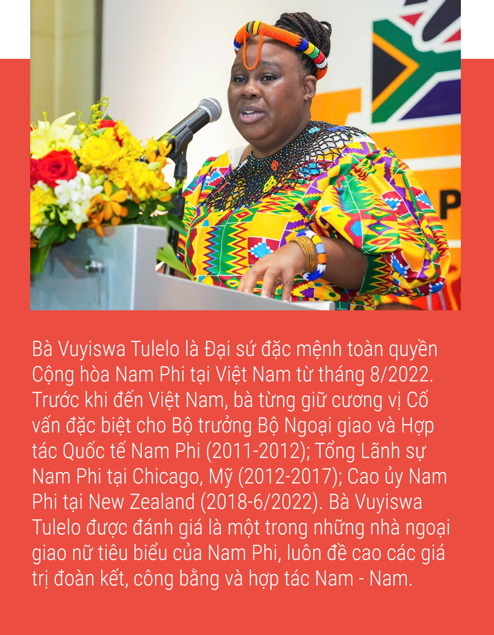 Đại sứ Nam Phi Vuyiswa Tulelo: Việt Nam trong tôi là tình hữu nghị và sự sẻ chia -0