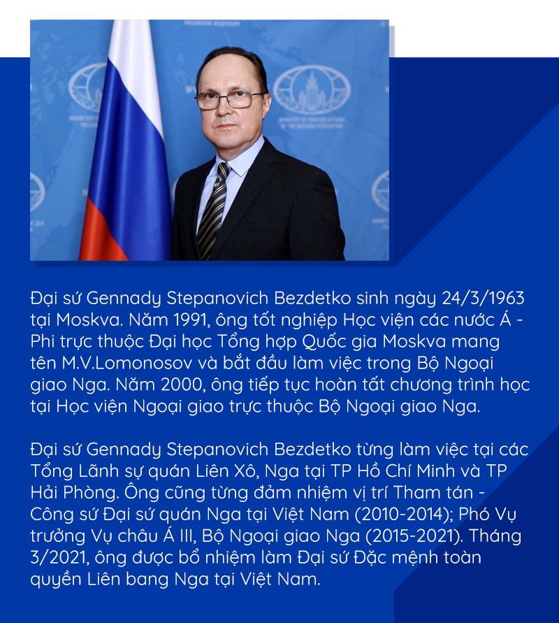 Đại sứ Gennady Stepanovich Bezdetko: “Việt Nam đã trở thành một phần ký ức và hiện tại  của tôi” -0