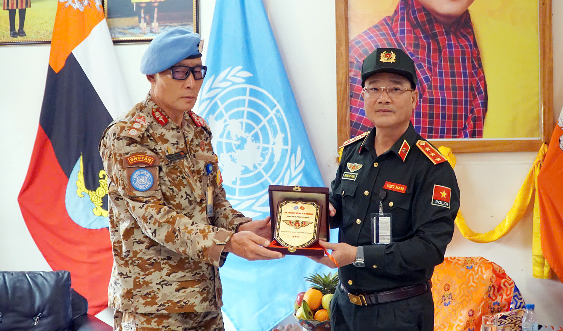 Thứ trưởng Phạm Thế Tùng thăm và làm việc với Đơn vị Cảnh sát Indonesia và Đội Phản ứng nhanh Bhutan -0