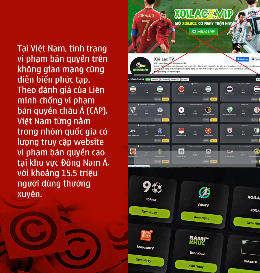 Dẹp nạn ăn cắp bản quyền trên không gian số: Ma trận “đen” web lậu (bài 2) -0