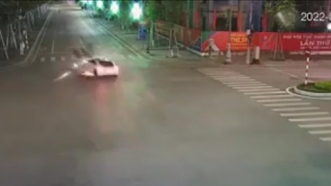 Kinh hoàng giây phút xe Audi tông chết 3 người ở Bắc Giang