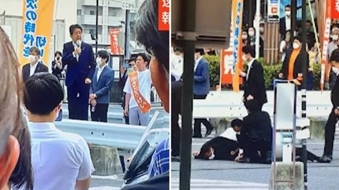 Hiện trường vụ nổ súng tấn công cựu Thủ tướng Nhật Bản Abe Shinzo