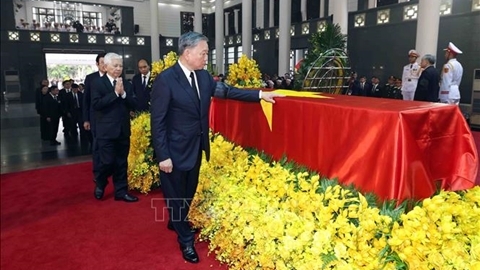 Cử hành trọng thể Lễ viếng Tổng Bí thư Nguyễn Phú Trọng